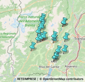 Mappa Via Guglielmo Marconi, 38070 Ragoli TN, Italia (11.21579)