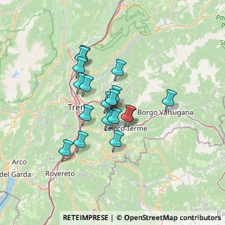 Mappa Assizzi Bivio-Dir. Levico, 38057 Pergine Valsugana TN, Italia (10.20833)