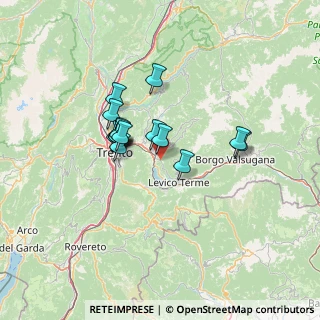 Mappa Assizzi Bivio-Dir. Levico, 38057 Pergine Valsugana TN, Italia (10.10188)
