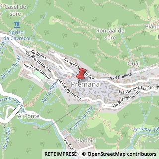 Mappa Via Venezia, 9, 23834 Premana, Lecco (Lombardia)