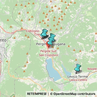 Mappa Via al Lago, 38057 Pergine Valsugana TN, Italia (2.34818)