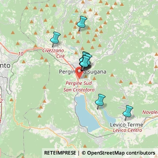 Mappa Via al Lago, 38057 Pergine Valsugana TN, Italia (2.47091)
