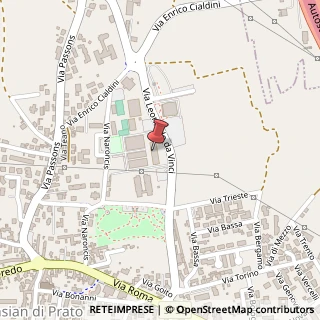 Mappa Via Leonardo da Vinci, 27, 30026 Pasian di Prato, Udine (Friuli-Venezia Giulia)