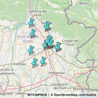 Mappa Viale Giacomo Leopardi, 33100 Udine UD, Italia (9.49538)