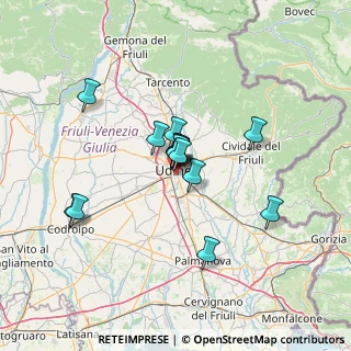Mappa Viale Giacomo Leopardi, 33100 Udine UD, Italia (9.638)