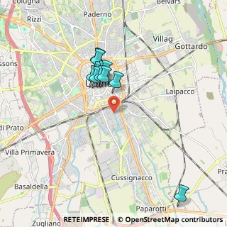 Mappa Viale Giacomo Leopardi, 33100 Udine UD, Italia (1.54364)