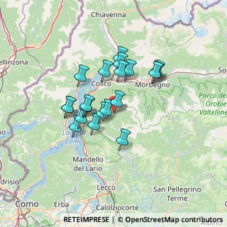 Mappa Via Enrico Fermi, 23834 Premana LC, Italia (10.7345)