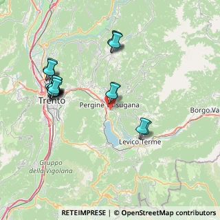 Mappa Via Monte Cristallo, 38057 Pergine Valsugana TN, Italia (8.331)