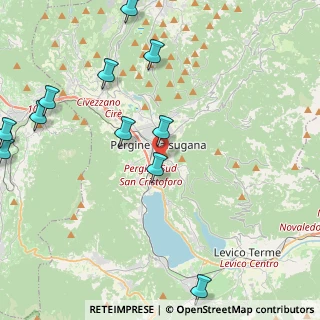 Mappa Via Monte Cristallo, 38057 Pergine Valsugana TN, Italia (5.41455)