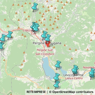 Mappa Via Monte Cristallo, 38057 Pergine Valsugana TN, Italia (5.82765)