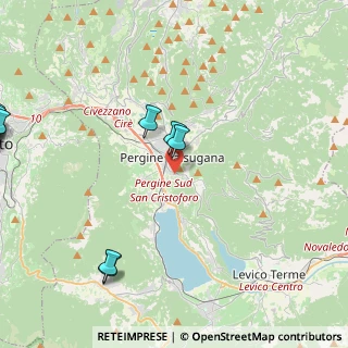 Mappa Via Monte Cristallo, 38057 Pergine Valsugana TN, Italia (7.8355)