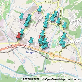 Mappa Strada della Baricata, 38059 Strigno TN, Italia (0.46429)