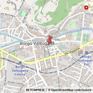 Mappa Via Fratelli, 3, 38051 Borgo Valsugana, Trento (Trentino-Alto Adige)