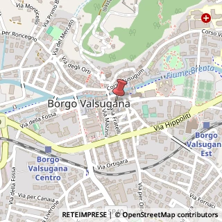 Mappa Via Brigata Venezia, 19, 38051 Borgo Valsugana, Trento (Trentino-Alto Adige)