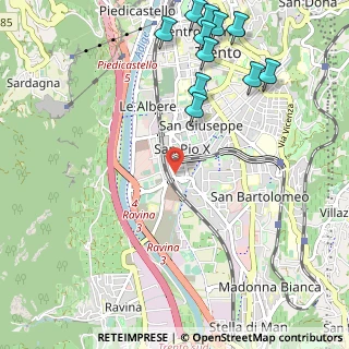 Mappa Via dei Muredei, 38123 Trento TN, Italia (1.39091)