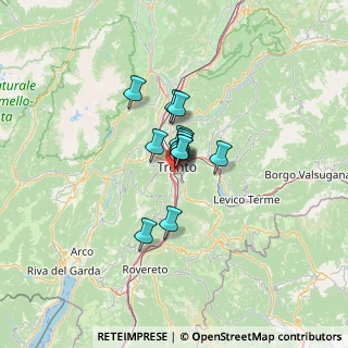 Mappa Via dei Muredei, 38123 Trento TN, Italia (6.76385)