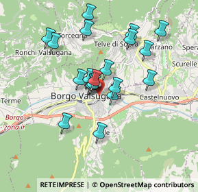 Mappa Via Hippoliti, 38051 Borgo Valsugana TN, Italia (1.5085)