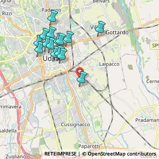Mappa Via Vincenzo Luccardi, 33100 Udine UD, Italia (2.12733)