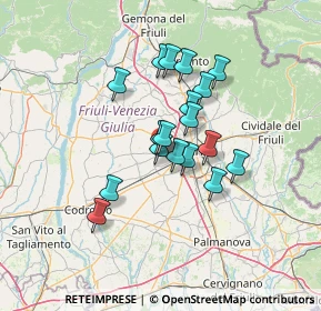 Mappa Via L. D'Antoni, 33037 Pasian di Prato UD, Italia (10.07778)