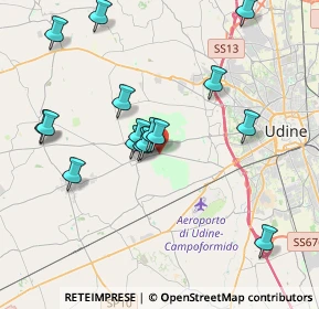 Mappa Via L. D'Antoni, 33037 Pasian di Prato UD, Italia (3.74063)