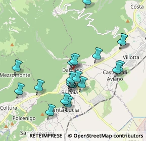 Mappa Via Brait, 33070 Budoia PN, Italia (1.844)