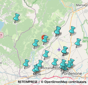 Mappa Via Brait, 33070 Budoia PN, Italia (9.2395)