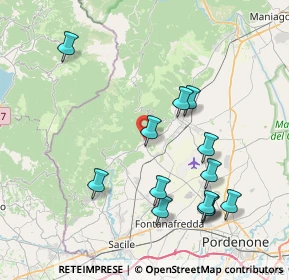 Mappa Via Brait, 33070 Budoia PN, Italia (8.19)