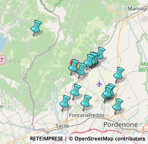 Mappa Via Brait, 33070 Budoia PN, Italia (6.62933)