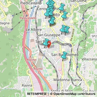 Mappa Via Generale Giacomo Medici, 38123 Trento TN, Italia (1.20438)