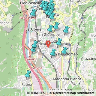 Mappa Via Generale Giacomo Medici, 38123 Trento TN, Italia (1.1745)
