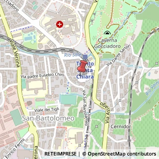 Mappa Via Gocciadoro, 156, 38122 Trento, Trento (Trentino-Alto Adige)