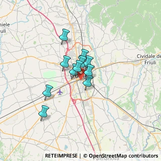 Mappa Via Palestro, 33100 Udine UD, Italia (4.31273)