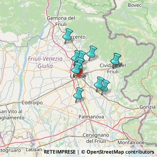 Mappa Via Palestro, 33100 Udine UD, Italia (9.45182)