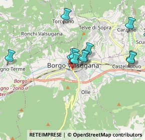 Mappa Borgo Valsugana, 38051 Borgo Valsugana TN, Italia (1.85083)