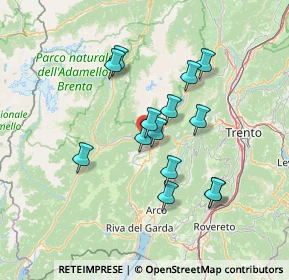 Mappa Val Giudicarie, 38070 Stenico TN, Italia (11.77214)