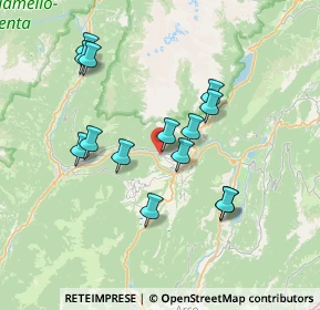 Mappa Val Giudicarie, 38070 Stenico TN, Italia (6.64214)