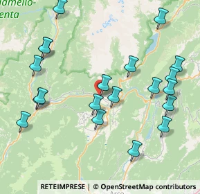 Mappa Val Giudicarie, 38070 Stenico TN, Italia (9.079)