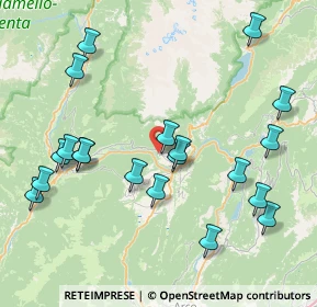 Mappa Val Giudicarie, 38070 Stenico TN, Italia (8.9005)