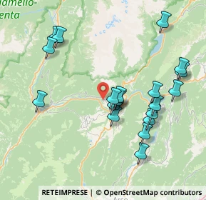 Mappa Val Giudicarie, 38070 Stenico TN, Italia (7.7055)