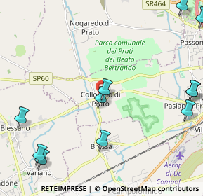 Mappa Via dell'Asilo, 33037 Pasian di Prato UD, Italia (3.07)