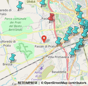 Mappa Via Selvis, 33037 Pasian di Prato UD, Italia (2.991)