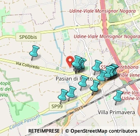 Mappa Via Selvis, 33037 Pasian di Prato UD, Italia (0.83)