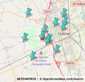 Mappa Via Selvis, 33037 Pasian di Prato UD, Italia (3.08083)