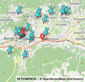 Mappa Loc. Prai Del Brenta, 38050 Castelnuovo TN, Italia (2.1585)