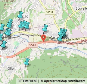 Mappa Loc. Prai Del Brenta, 38050 Castelnuovo TN, Italia (1.2595)