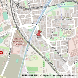 Mappa Via Alcide Degasperi, 16/2, 38123 Trento, Trento (Trentino-Alto Adige)