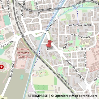 Mappa Via Alcide Degasperi, 16, 38123 Trento, Trento (Trentino-Alto Adige)