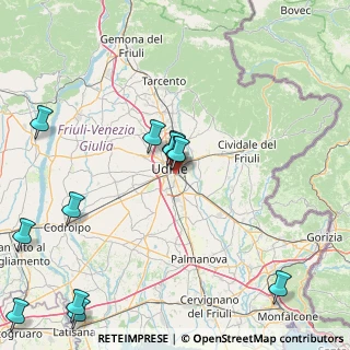 Mappa Via Aurelio Mistruzzi, 33100 Udine UD, Italia (20.465)