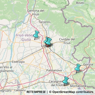 Mappa Via Aurelio Mistruzzi, 33100 Udine UD, Italia (42.7165)