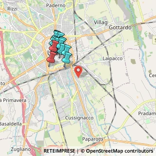 Mappa Via Aurelio Mistruzzi, 33100 Udine UD, Italia (1.79706)